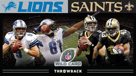 saints vs lions nfc wild card|Lions vs. Saints (2011 NFC Wild Card) .